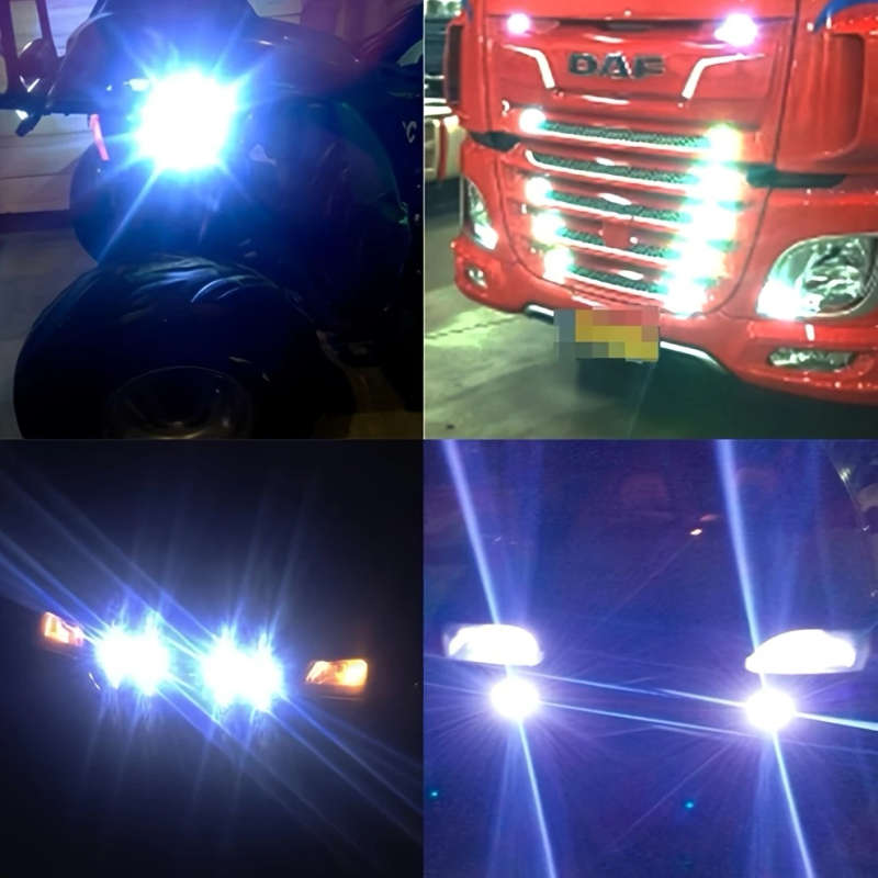 2pcs Eagle Eye LED DRL Lights 18mm Silvery Shell Boost Your Car's Visibility  Safety