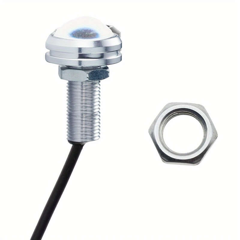 2pcs Eagle Eye LED DRL Lights 18mm Silvery Shell Boost Your Car's Visibility  Safety