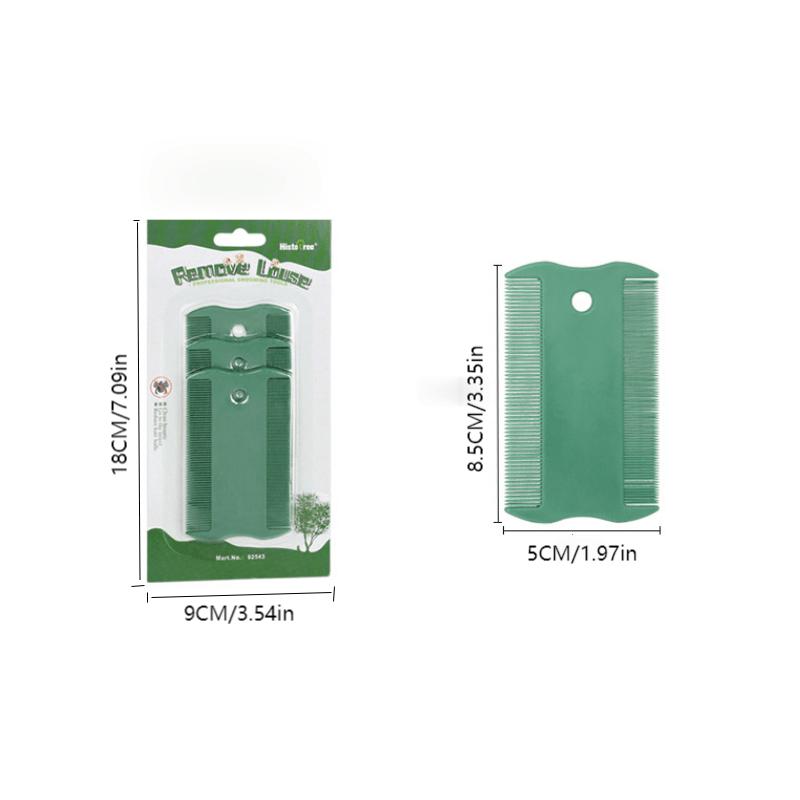 3pcS Green Pet Comb