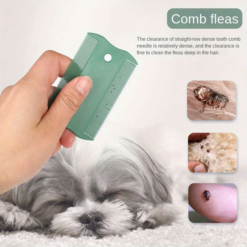 3pcS Green Pet Comb