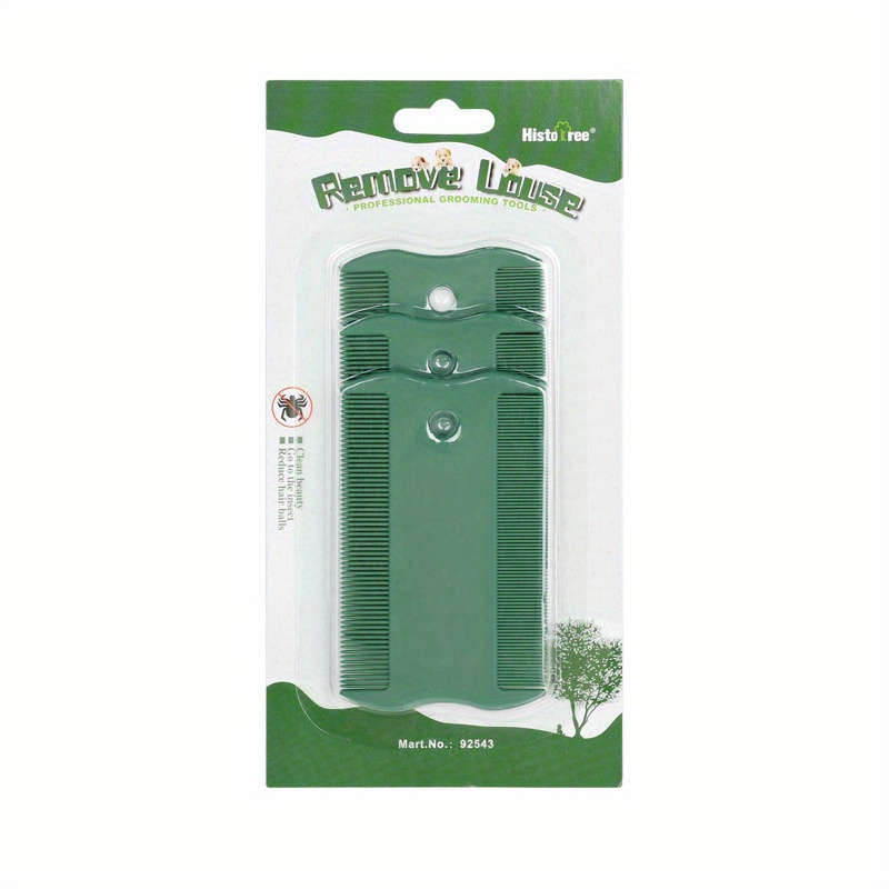 3pcS Green Pet Comb