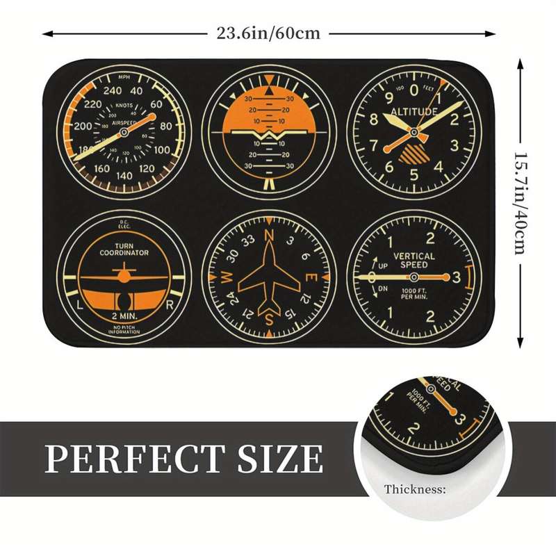 1Pc Art 40x60cm Floor Mat