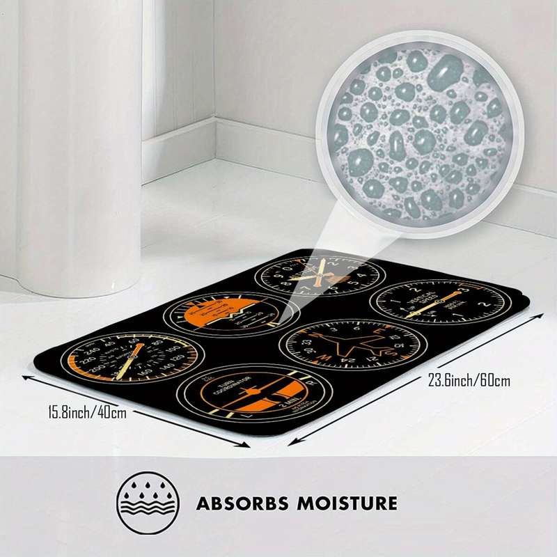 1Pc Art 40x60cm Floor Mat