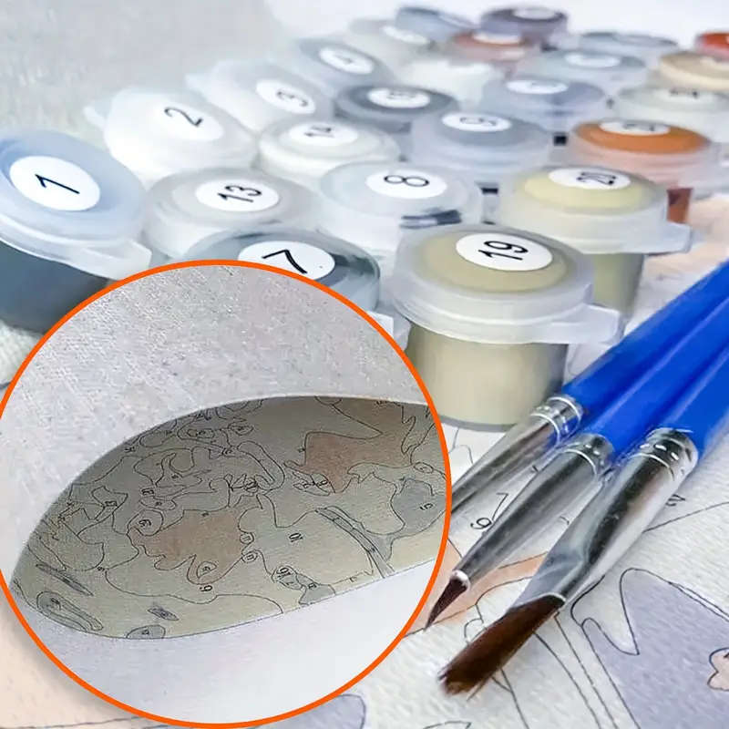1pc Paint By Number Kits for Adults 40x50CM 16x20inch DIY Scenery Easy Oil Acrylic Painting By Numbe