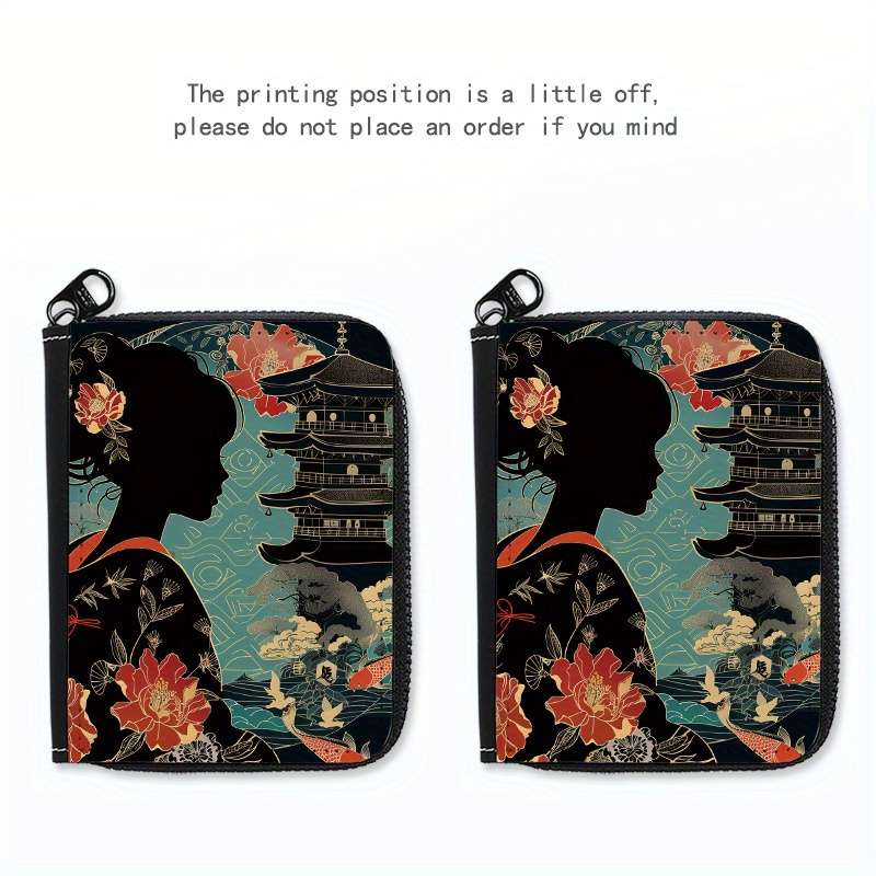 1pc Japanese-style girl's single-sided full-printed plastic page model 24-card multi-card slot