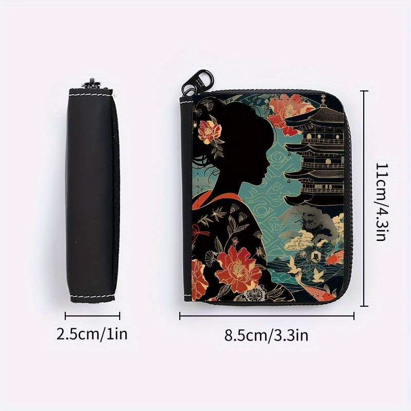 1pc Japanese-style girl's single-sided full-printed plastic page model 24-card multi-card slot