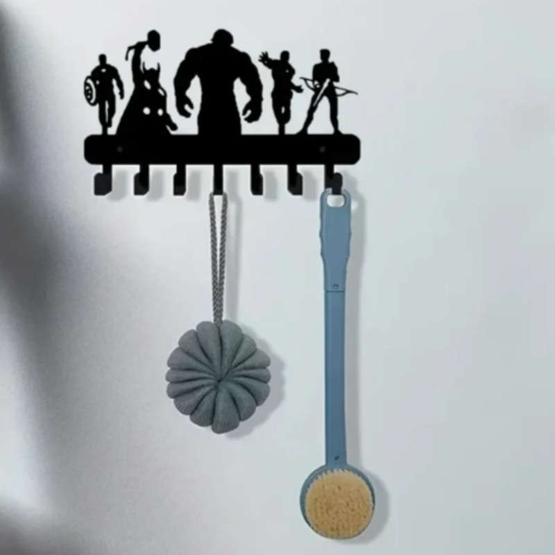 1pc CIFbuy -Inspired Metal Key Holder  OrganizerWall-Mounted Easy-to-Install with Sup