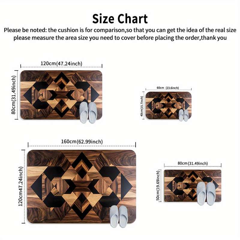 1Pc 19.69x31.49inch 50x80cm Floor Mat