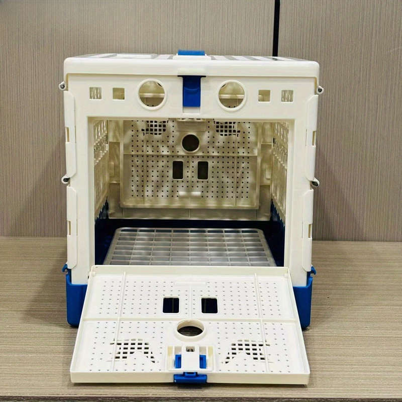 1pc Three Layers, Black Pet Cage