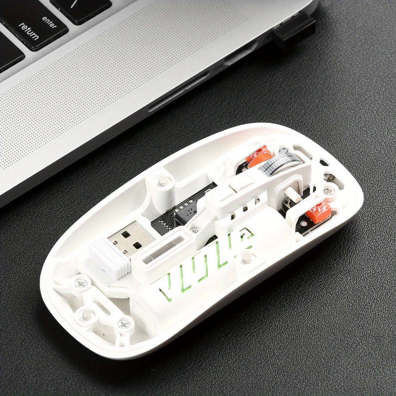 Ergonomic Transparent Wireless Mouse
