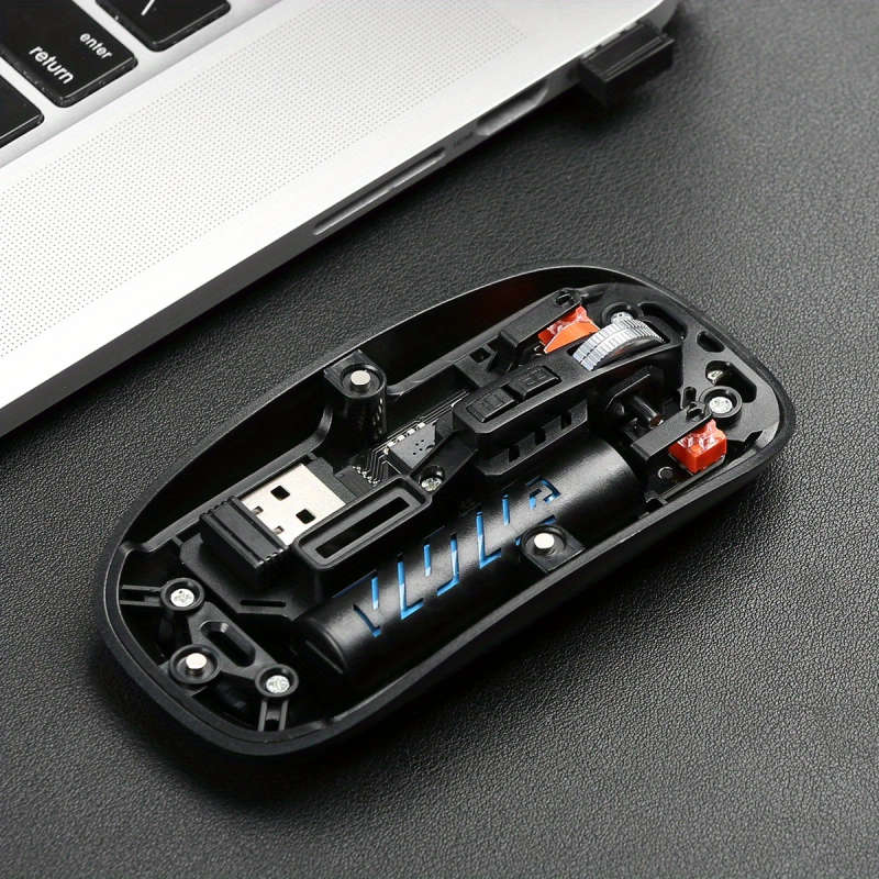 Ergonomic Transparent Wireless Mouse