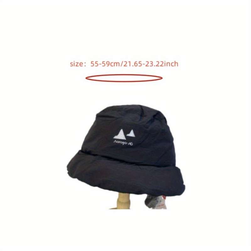 1pc Unisex Acrylic Bucket Hat 100% Acrylic Lightweight Inelastic Hand Washable Winter Outdoor