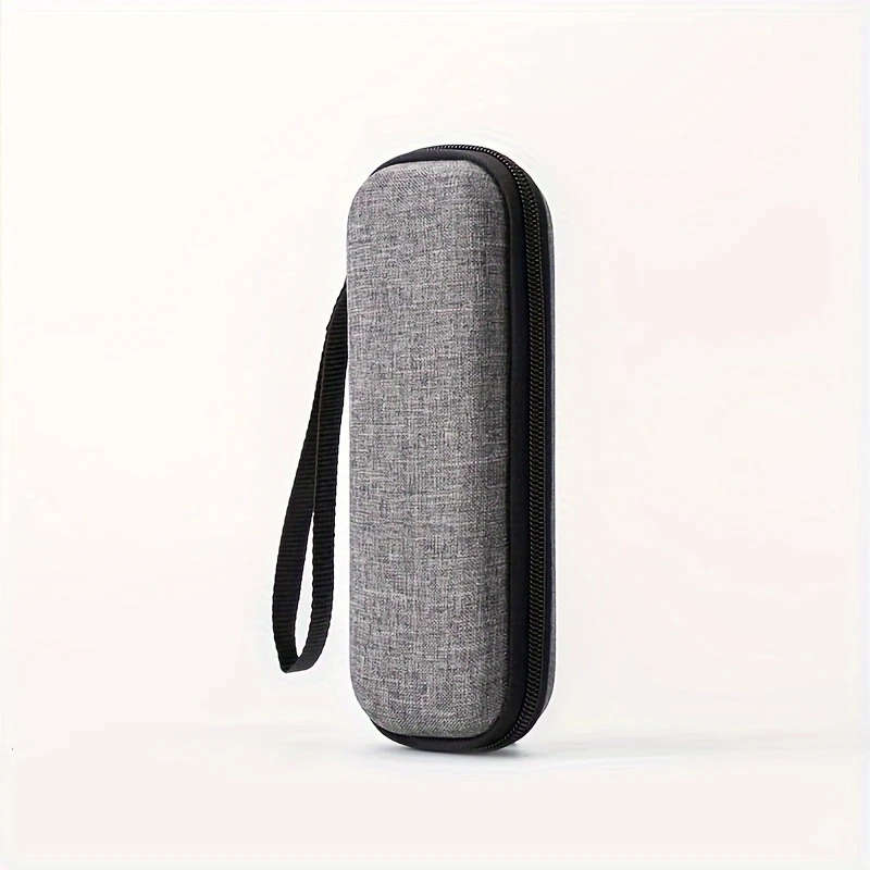 1pc Vintage-Inspired EVA Hard Shell Razor Case Portable Durable Water-Resistant Easy to Clean Gray