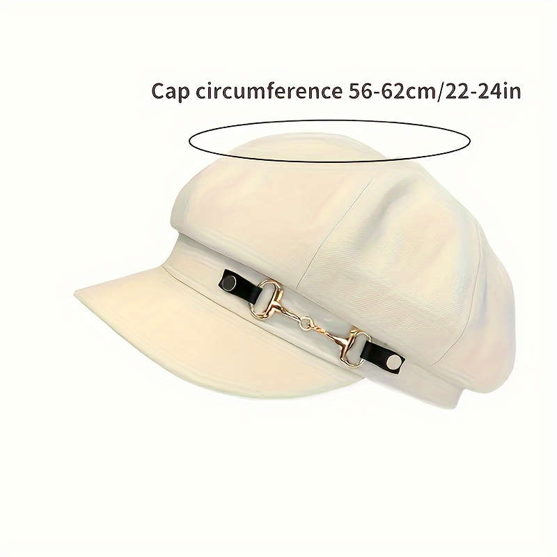 1pc Chic Vintage-Inspired Beret Cap For Women Lightweight Adjustable Drawstring Closure Perfect