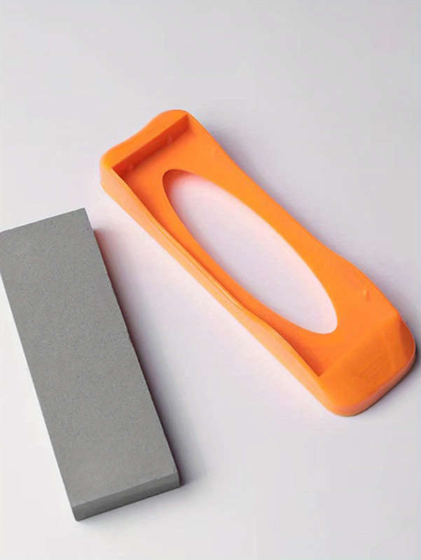 1pc Diamond Whetstone Knife Sharpener Double-Sided High Hardness Non-Slip Plastic Base Manu