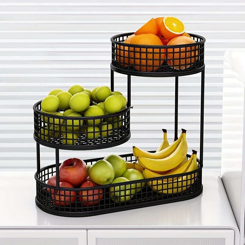 1 Piece Multi-Layer Metal Fruit Basket
