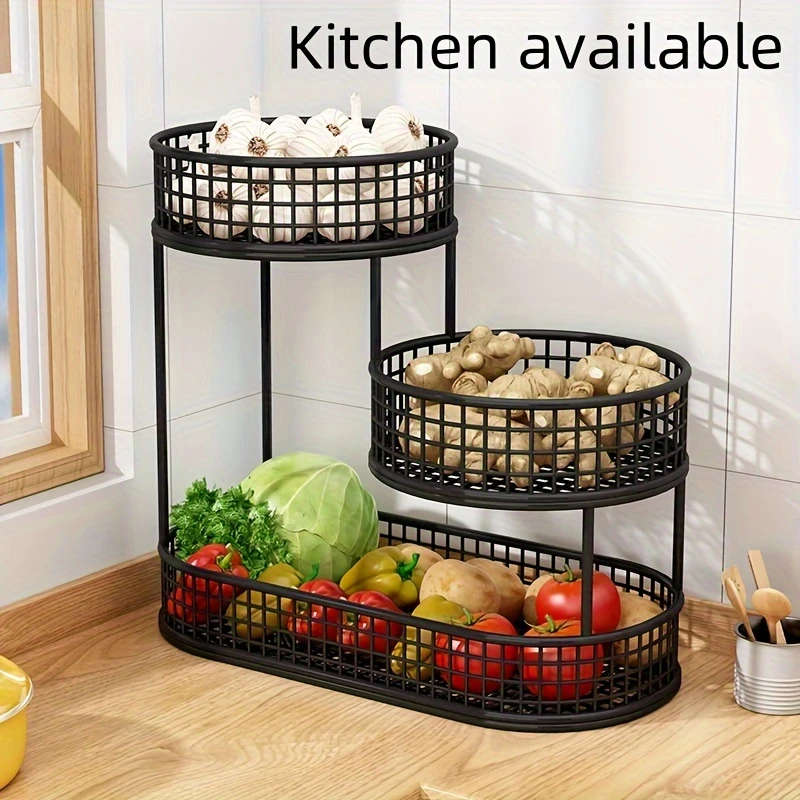 1 Piece Multi-Layer Metal Fruit Basket