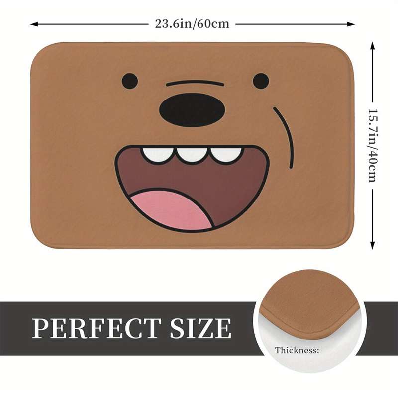 1Pc Art 50x80cm Floor Mat