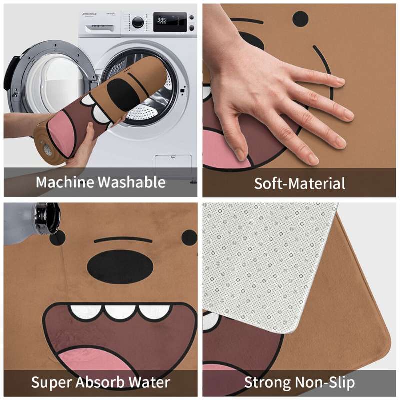 1Pc Art 50x80cm Floor Mat