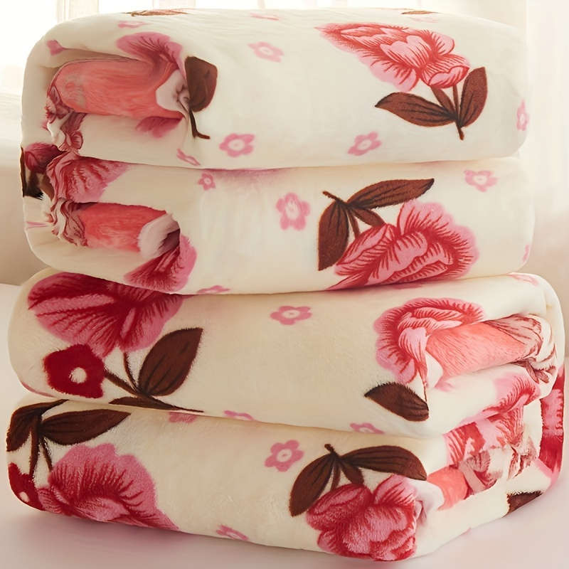 1ps Blanket Color Bright Red size 200.0cmx230.0cm