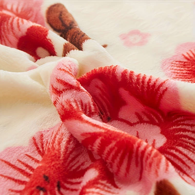 1ps Blanket Color Bright Red size 200.0cmx230.0cm