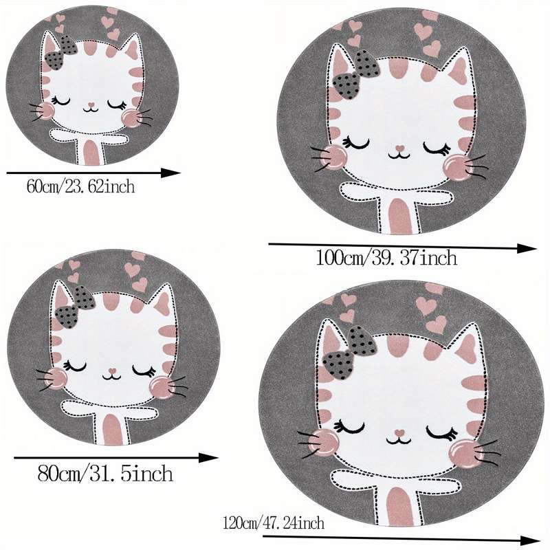 1Pc 100.0x100.0cm Floor Mat