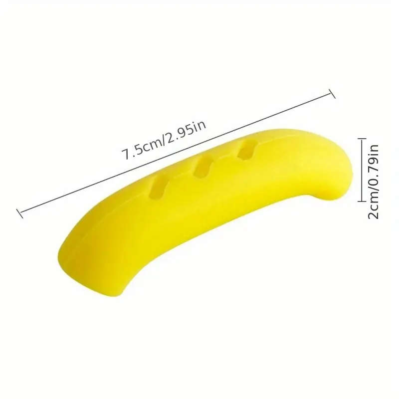 1 Pairs Silicone Pot Handle Sleeves Anti-Scalding Non-Slip Insulation Glove Clips Hand Wash Only