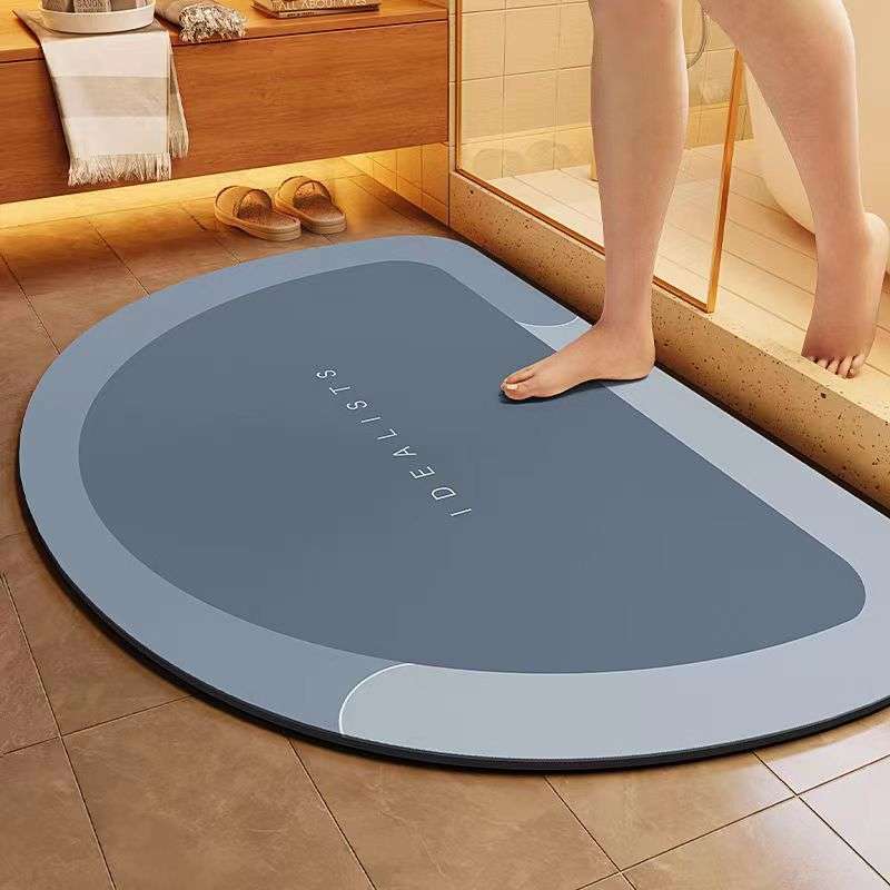 1Pc Gray 40x60cm 15.7x23.6inch Floor Mat