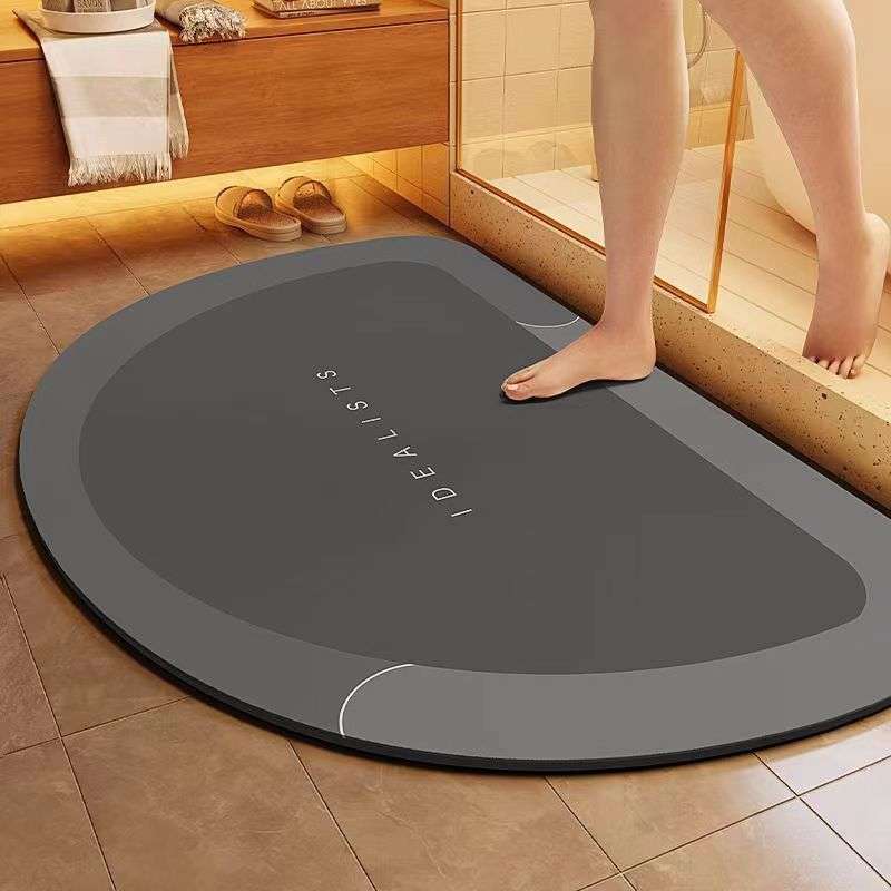 1Pc Gray 40x60cm 15.7x23.6inch Floor Mat