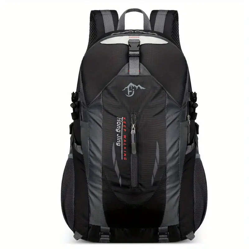 1pc Lightweight Hiking Daypack with Laptop Compartment Foldable Nylon Travel Backpack with Adjustabl