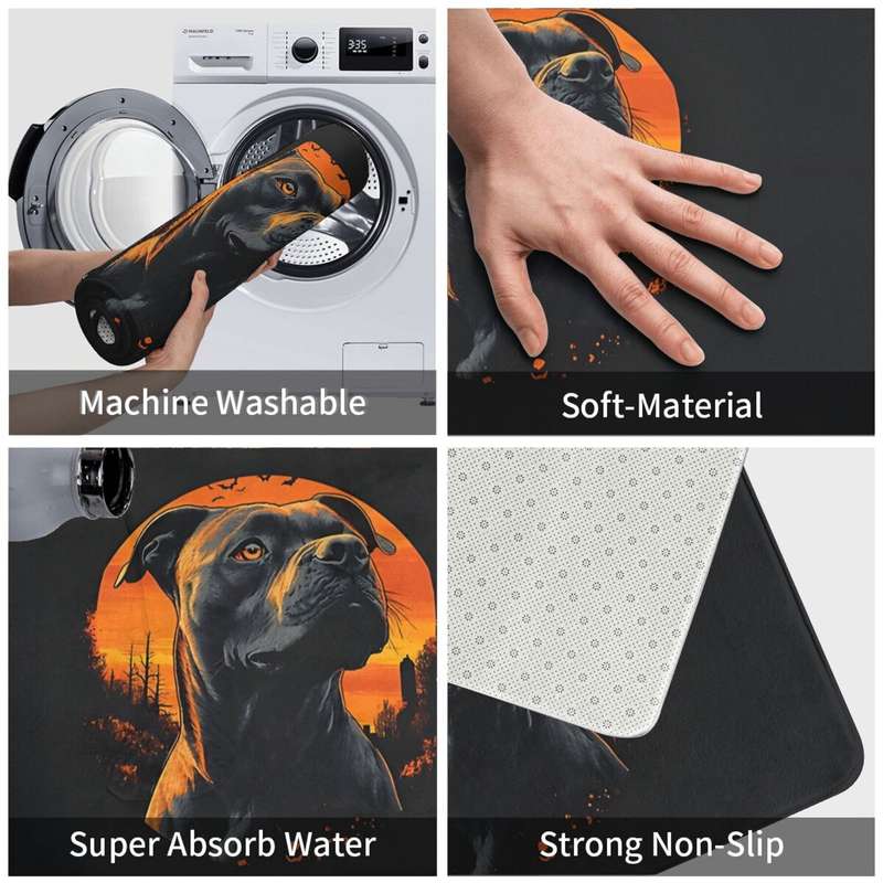 1Pc Art 50x80cm Floor Mat