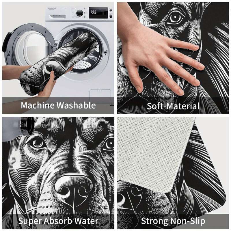 1Pc Art 50x80cm Floor Mat
