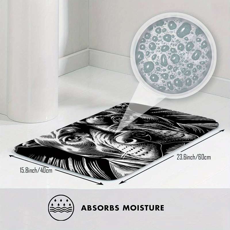 1Pc Art 50x80cm Floor Mat