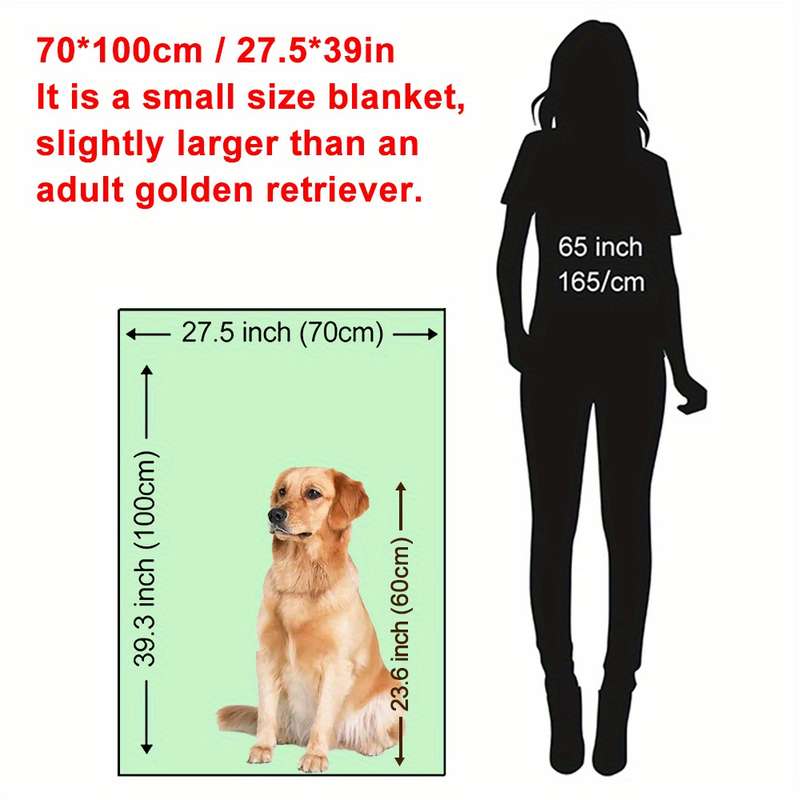 1ps Blanket Color Multicolor size 70x100cm 27.5x39in