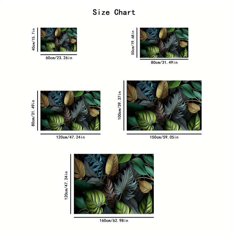 1Pc 40x60cm 15.7x23.62inch Floor Mat