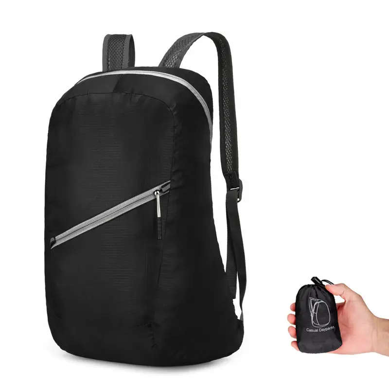 1pc Outdoor 20L lightweight backpack hiking bag folding ultra-light folding female travel sports bac