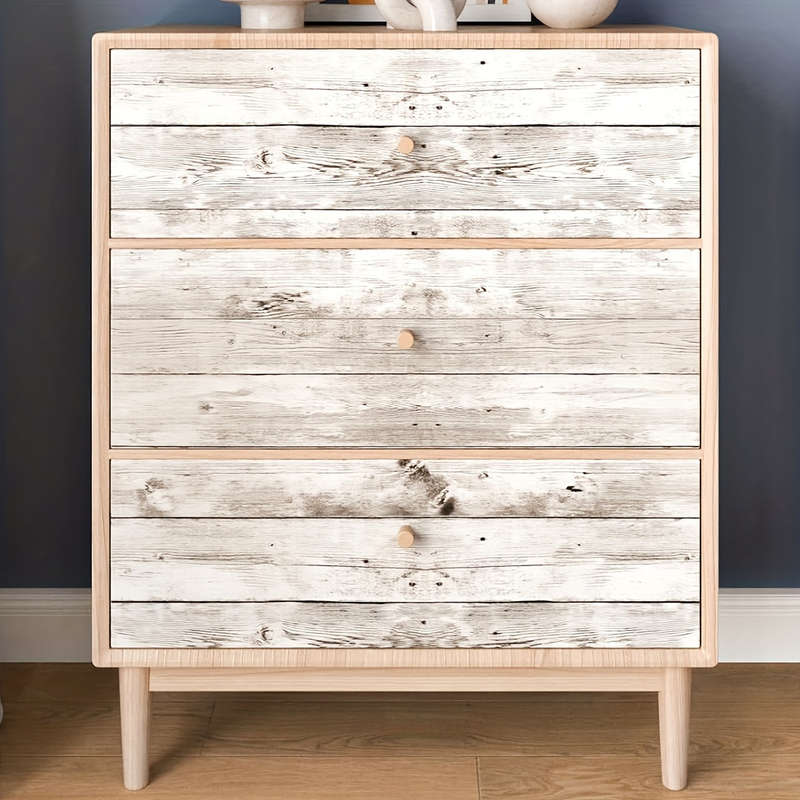 1PC Wall StickersWood Grain 145cmX300cm