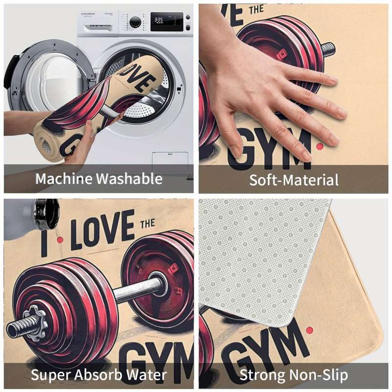 1Pc 50x80cm Art Floor Mat