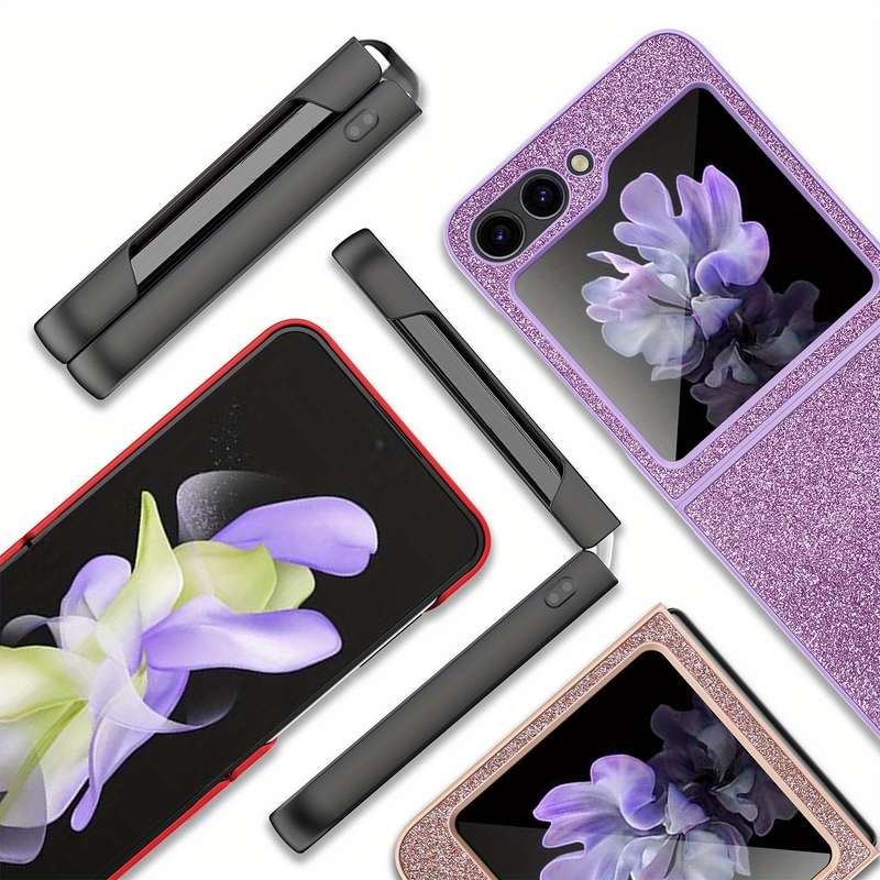1Ps Black For Samsung Galaxy Z Flip 3 5G Phone Cases