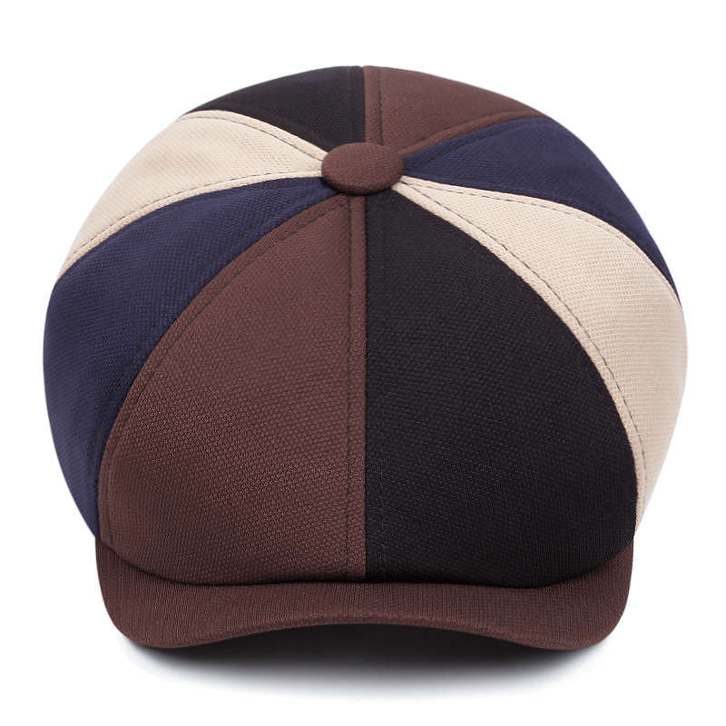 1pc Mixed Color Leisure Sports Cap Hand Washable Dry Clean Men's Woven Textile Sun Hat 1-Pack