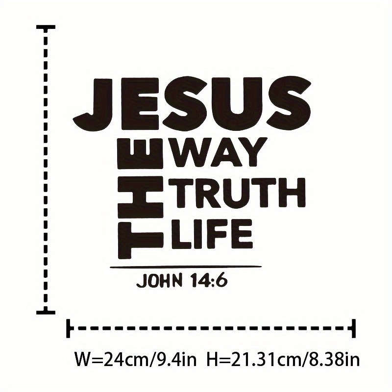 1pc Jesus Christian Themed Stickers