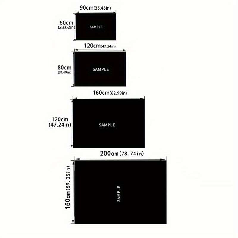 1Pc 150x200cm Floor Mat