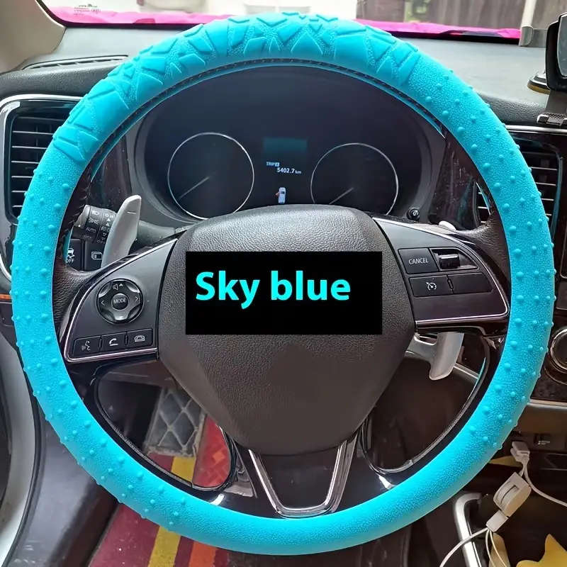 1pc Universal Silicone Steering Wheel Cover