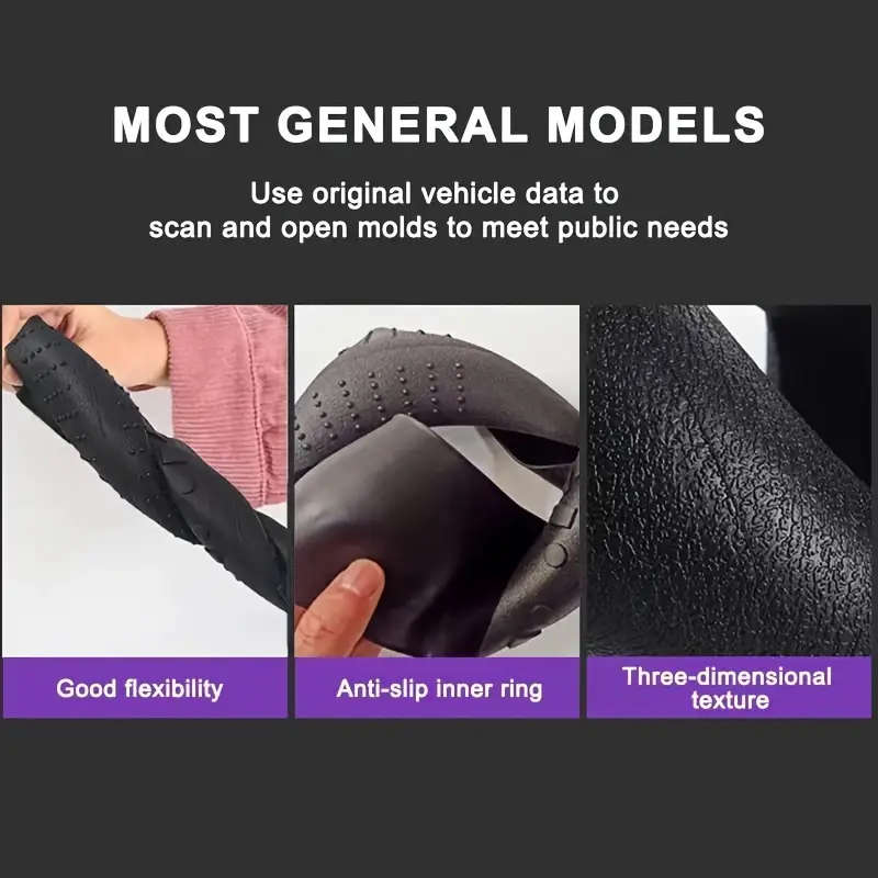 1pc Universal Silicone Steering Wheel Cover