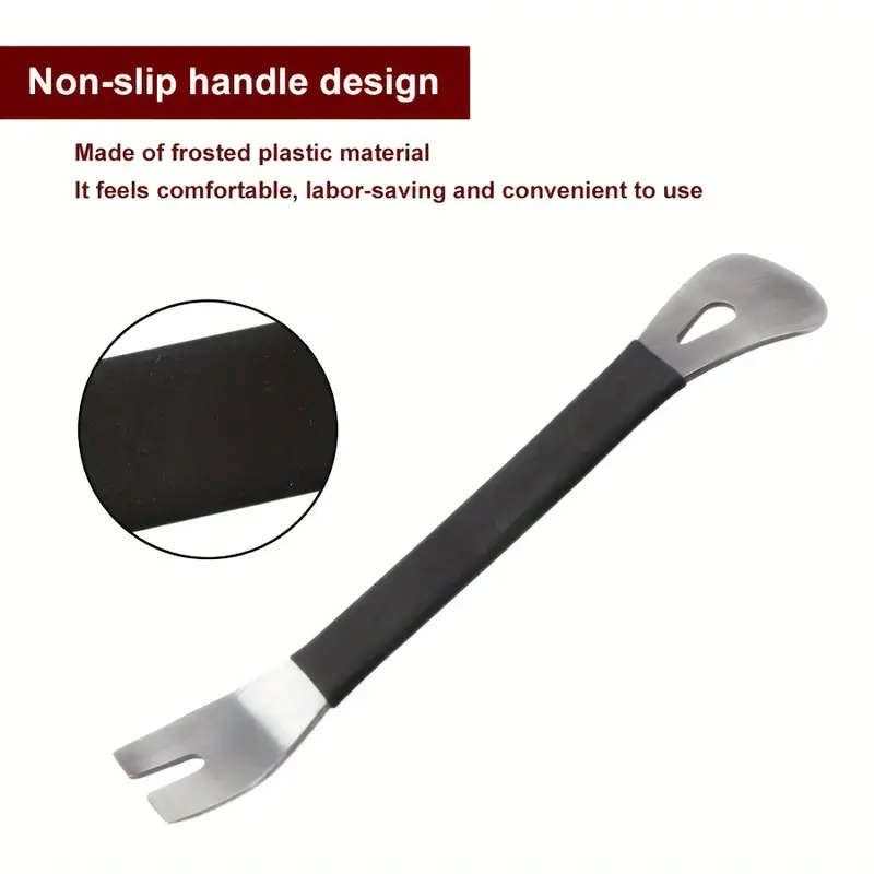 1pc Stainless Steel Car Trim Removal Tool Easy Clip Panel Fastener Pry for Interior Modification No