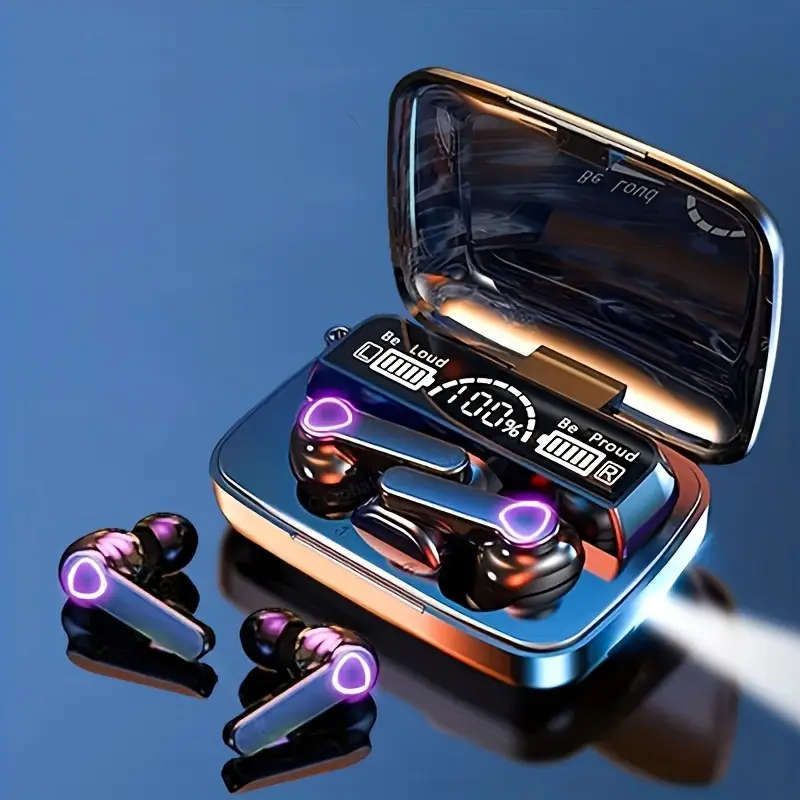 1pc Briame Wireless Earbuds with Charging Case Open-Fit In-Ear Design for Enhanced Bass 40H Playtime