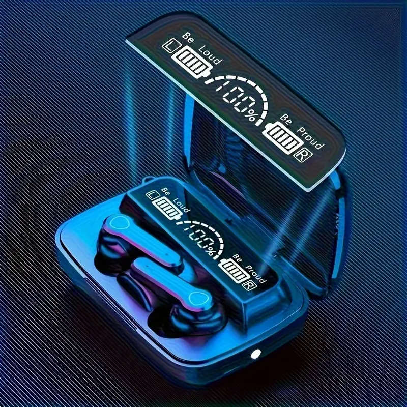 1pc Briame Wireless Earbuds with Charging Case Open-Fit In-Ear Design for Enhanced Bass 40H Playtime