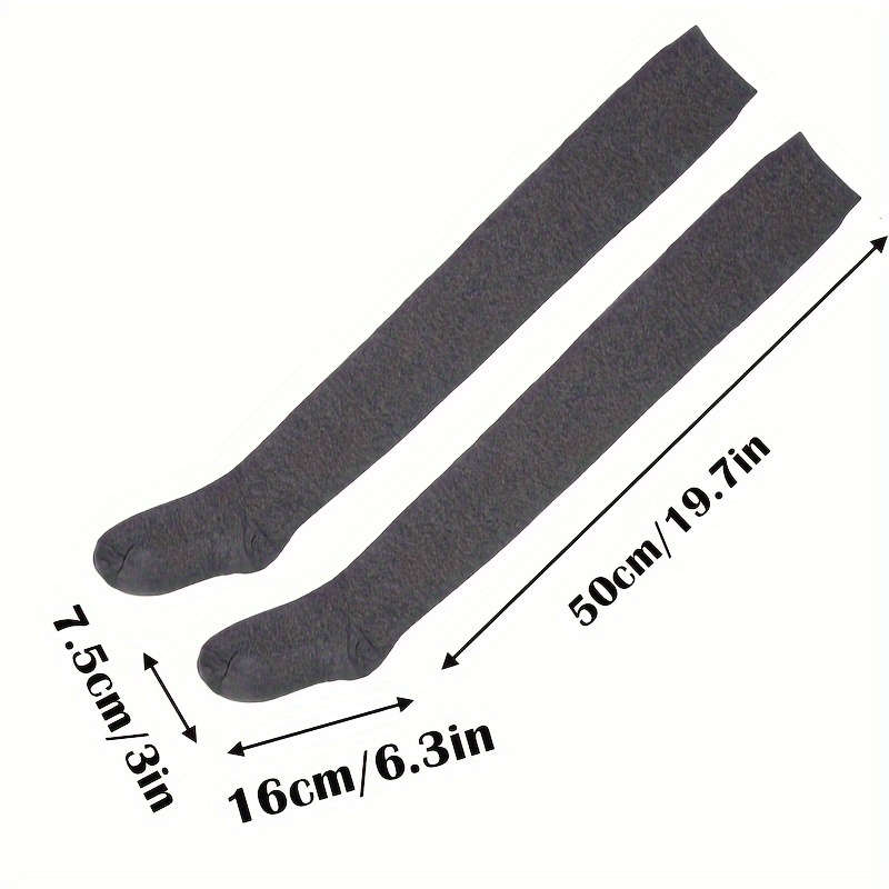 3 Pairs Of Multicolor High Elastic Socks