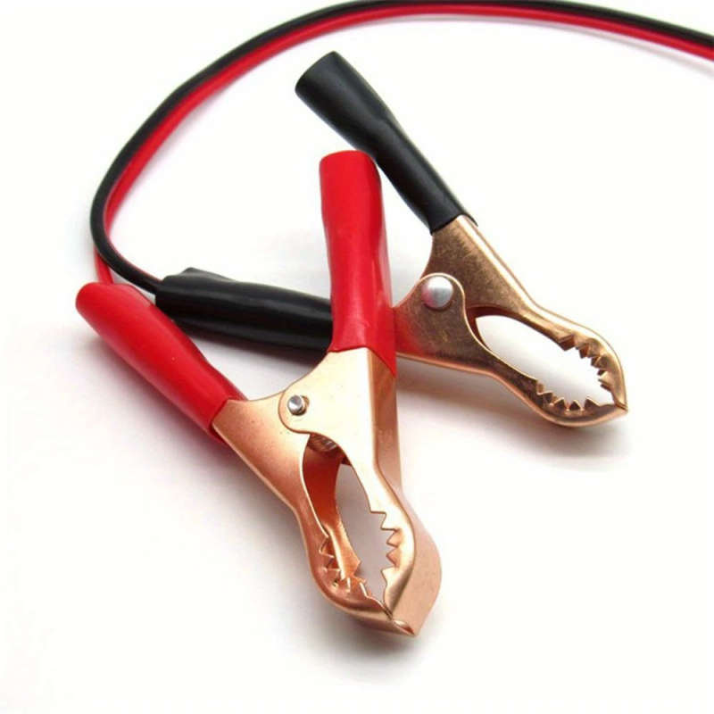 1Pc 12V Power Car Cir Lighter Female To Alligator Clip Extension Connector To Terminal Clip On Batte