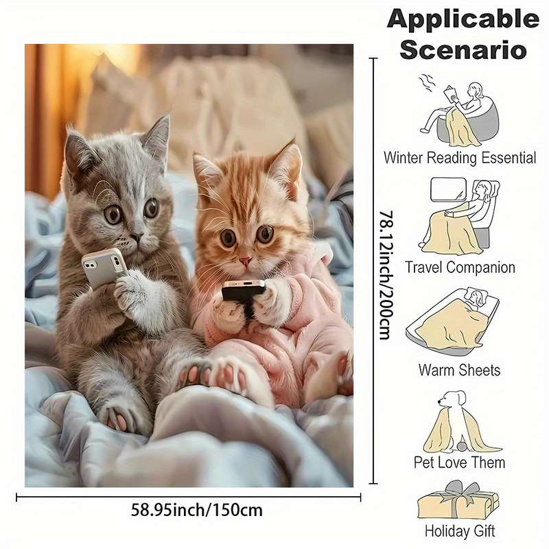 1ps Blanket Color Little Bear And Clouds Grey size 150cmx200cm